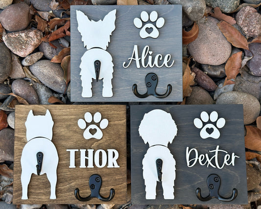 Custom Dog Leash Holder